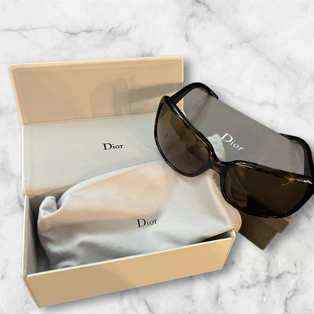 Christian Dior Tortoise Sunglasses